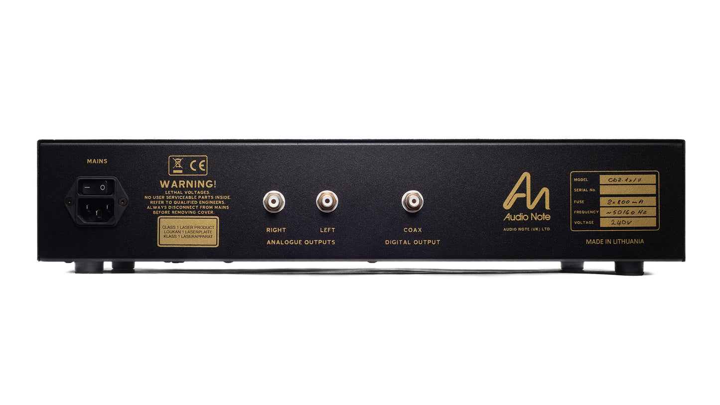 Audio Note CD 2.1x/II CD Player (Click & Collect Only)