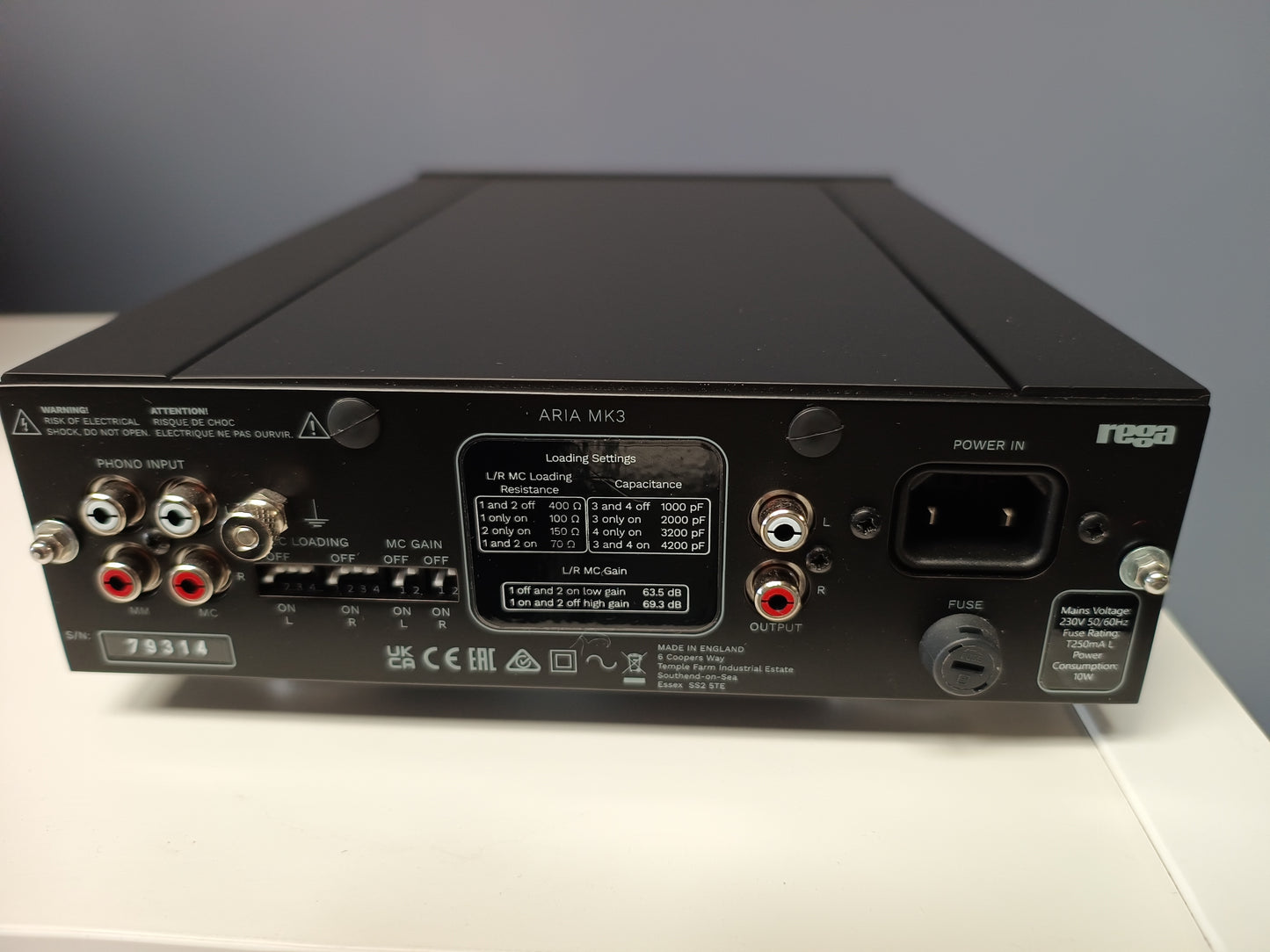 Rega Aria mk3 MM & MC Phono Stage *Ex Demonstration* (Click & Collect Only)