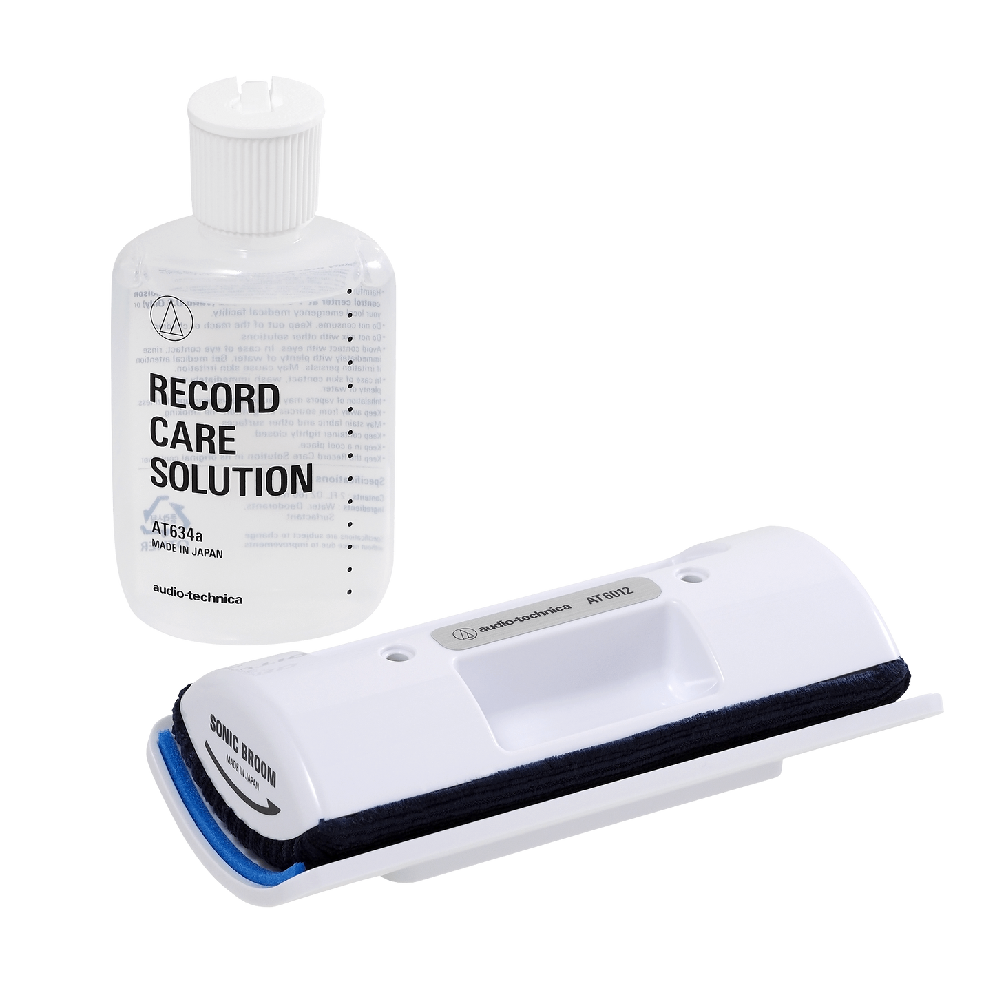 Audio-Technica AT6012 Record Care Kit Brush and AT634a Fluid
