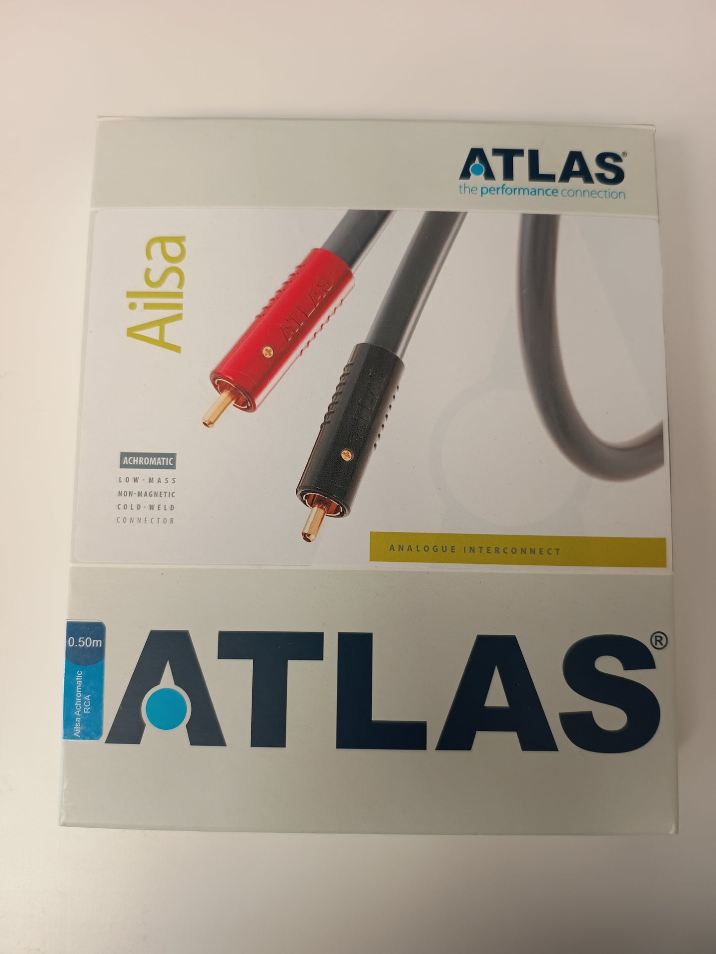 Atlas Ailsa Achromatic 0.5m RCA Interconnect Cables RRP £275
