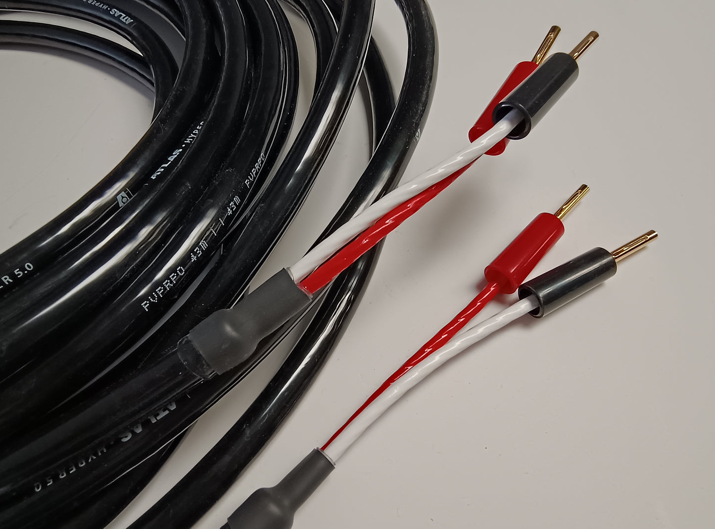 Atlas Hyper 5.0 Speaker Cables 6m stereo pair, Deco terminated *Ex demonstration*