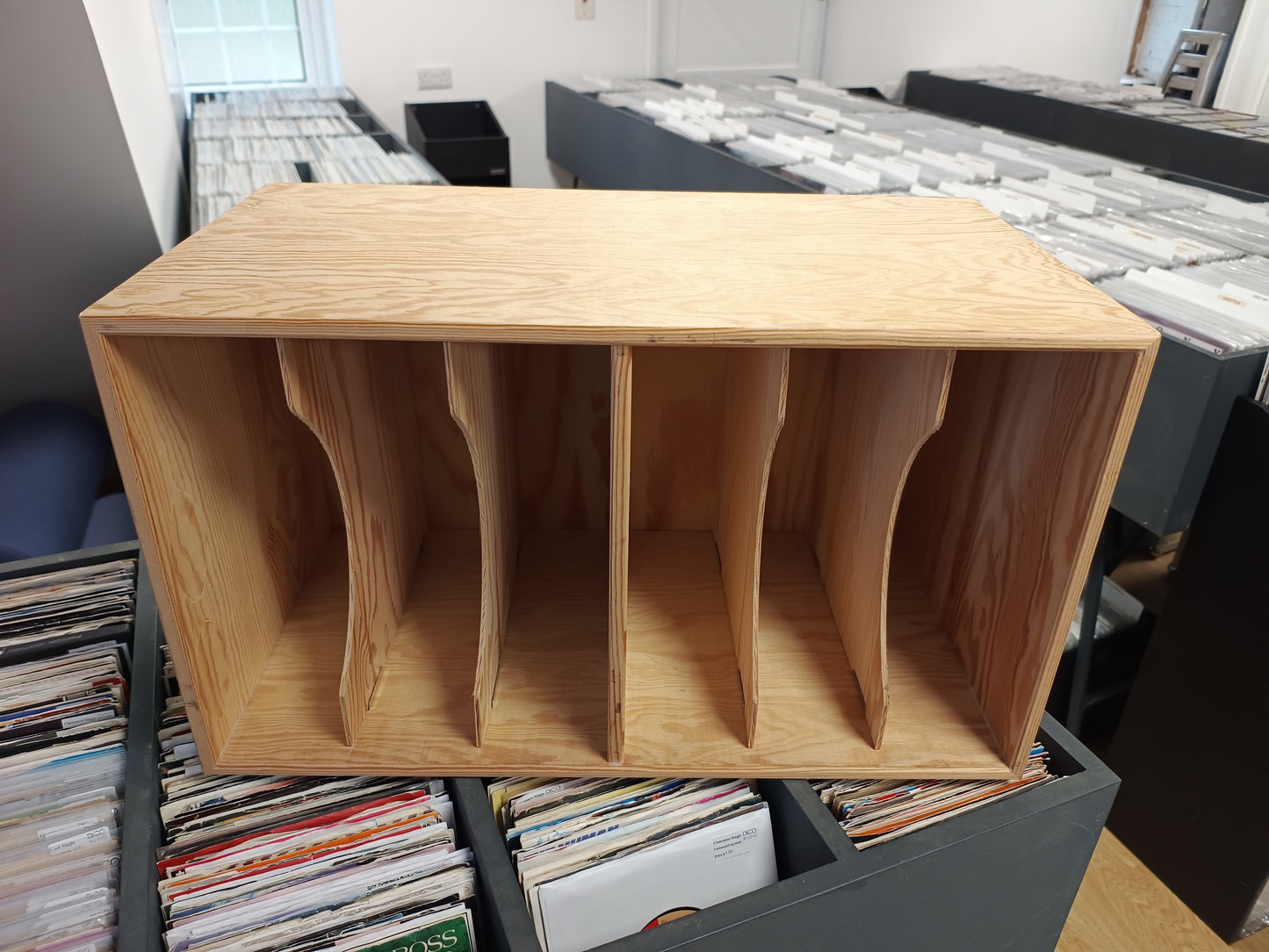 Pine LP rack *Used* (Click & Collect Only)
