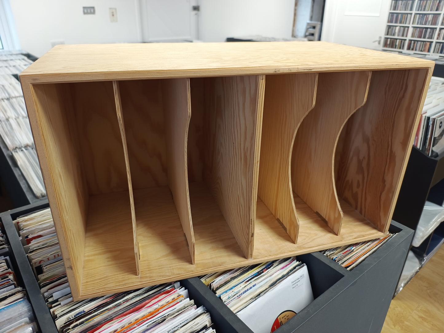Pine LP rack *Used* (Click & Collect Only)