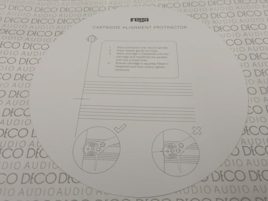 Rega Cartridge Alignment Protractor