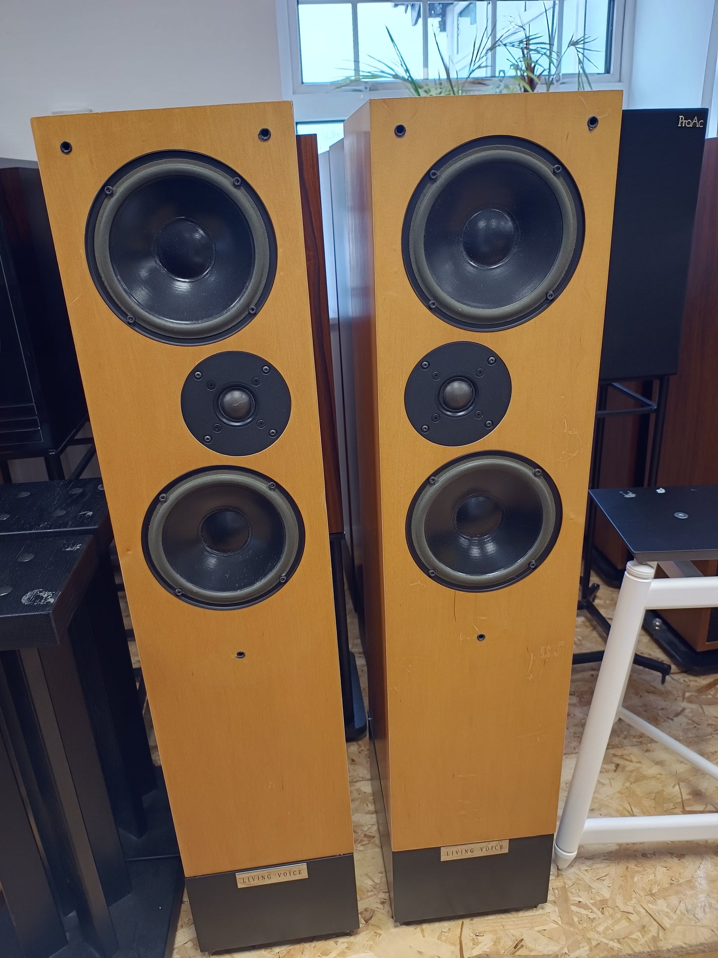 Living Voice Auditorium Avatar Speakers in Maple (Click & collect only)