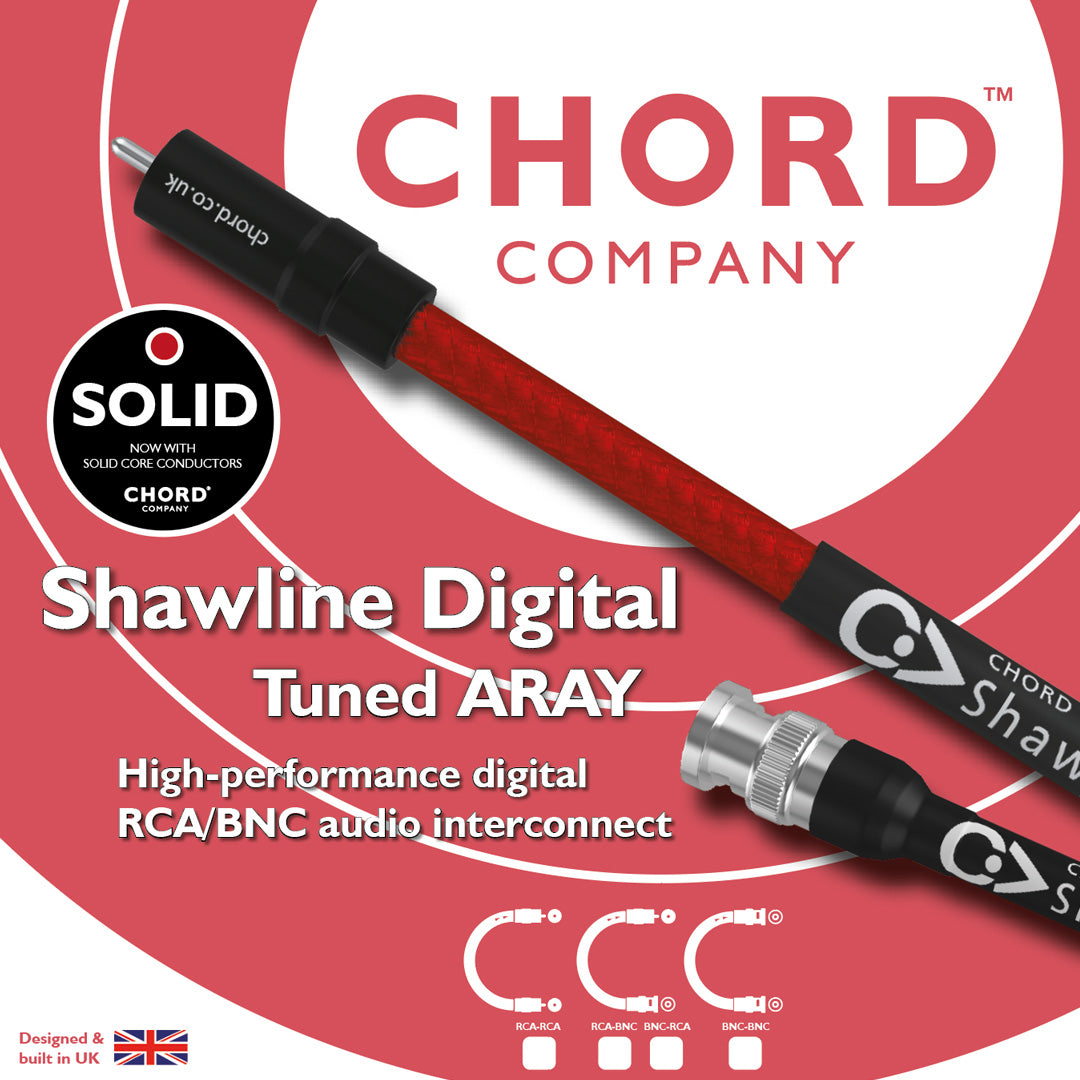 Chord Shawline Tuned Aray Digital RCA/BNC Cable