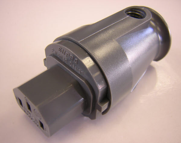 Supra Gold Plated C13 10A IEC Plug
