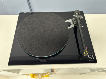 Rega Planar 3 with Exact cartridge in gloss black *Ex Demonstration* (Click & Collect only)