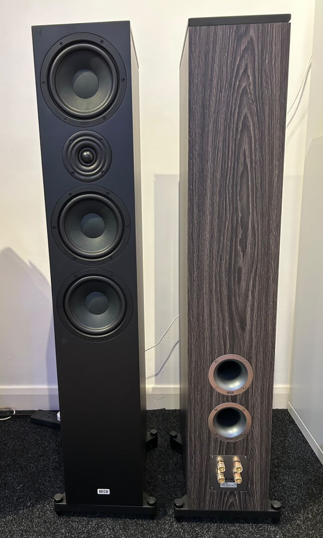 Heco Aurora 700 Satin Black Floorstanding Speakers *Ex Demonstration*