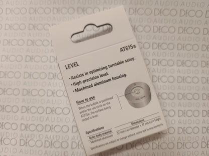Audio Technica AT615A Bubble Spirit Level
