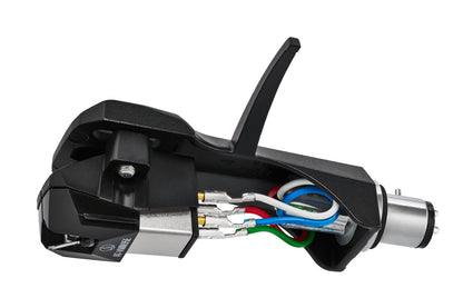 Audio Technica AT-VM95EBK/H MM Headshell & Cartridge Package