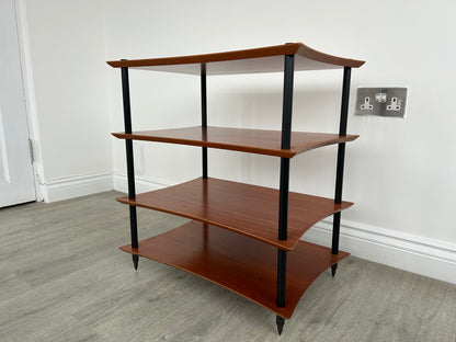 Quadraspire Q4 4-Tier Hi-Fi Rack in Cherry (Click & Collect Only)