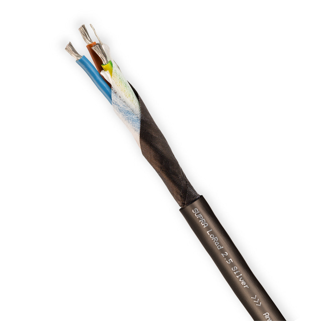 Supra LoRad 2.5 MKII SPC Silver Plated Mains Cable
