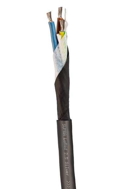Supra LoRad 2.5 MKII SPC Silver Plated Mains Cable