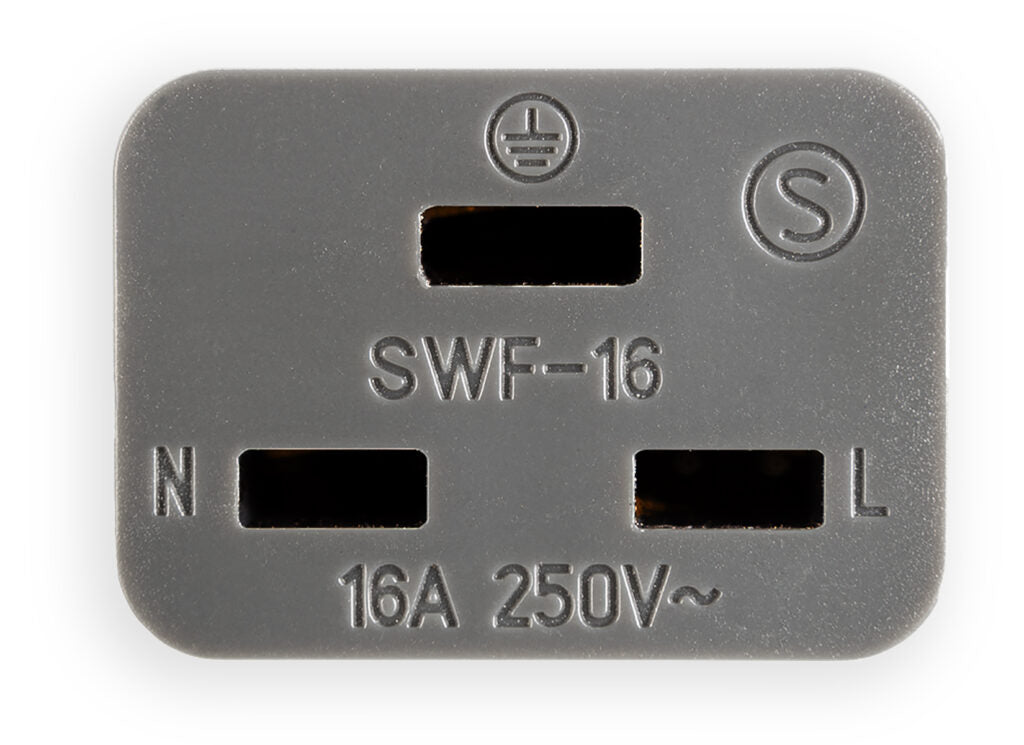 Supra Gold Plated 16A IEC Plug