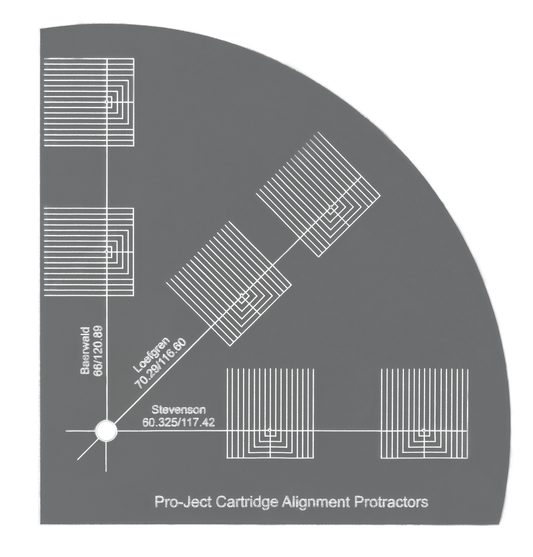 Pro-Ject Align-It S Cartridge Alignment Protractor