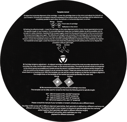 Pro-Ject Align-It DS3 Cartridge Alignment Protractor