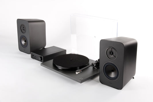 REGA System One™ Package Planar 1 Turntable Io Amplifier Kyte Speakers DECO