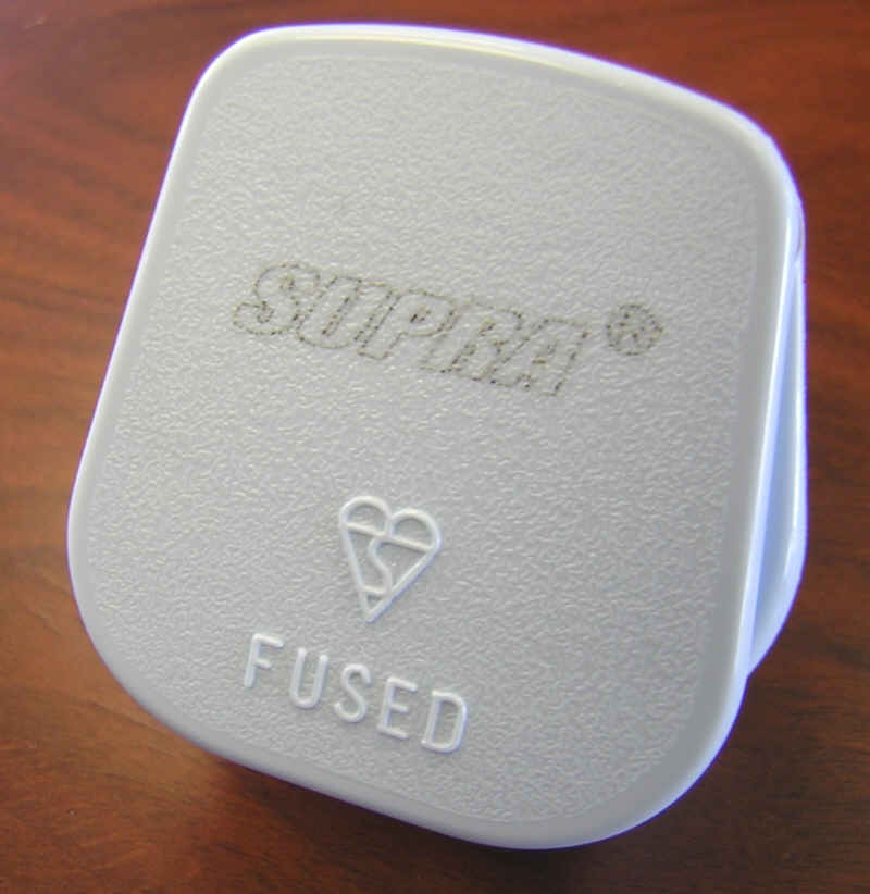 Supra Gold Plated UK 13A Mains Plug