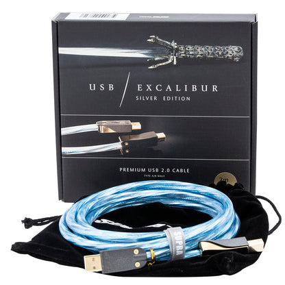 Supra Cables USB 2.0 Excalibur Silver Edition USB-A to USB-B