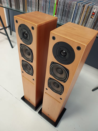 Edwards Audio Apprentice floorstanding speakers in Cherry (Click and Collect only)