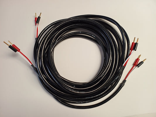 Atlas Hyper 5.0 Speaker Cables 6m stereo pair, Deco terminated *Ex demonstration*