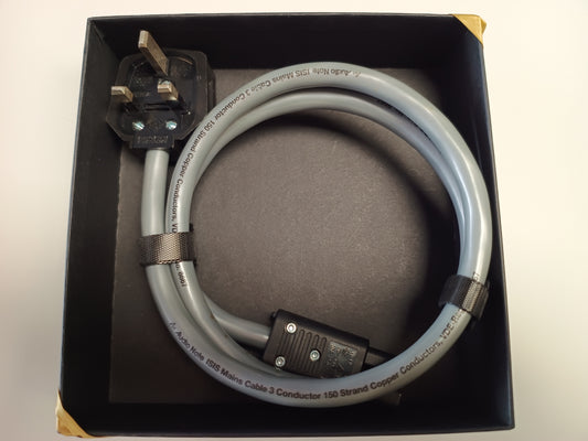 Audio Note Isis Mains cable UK plug to 10A IEC 1m *Used Item*