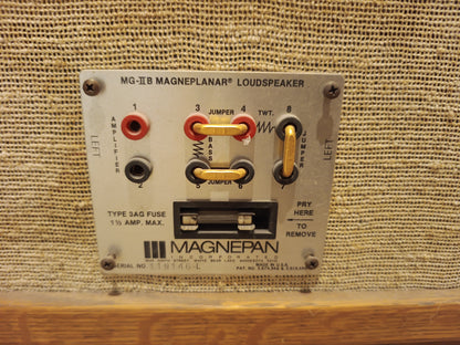 Magnepan Magneplanar MG-IIB speakers *Spares or Repair* (Click & Collect)
