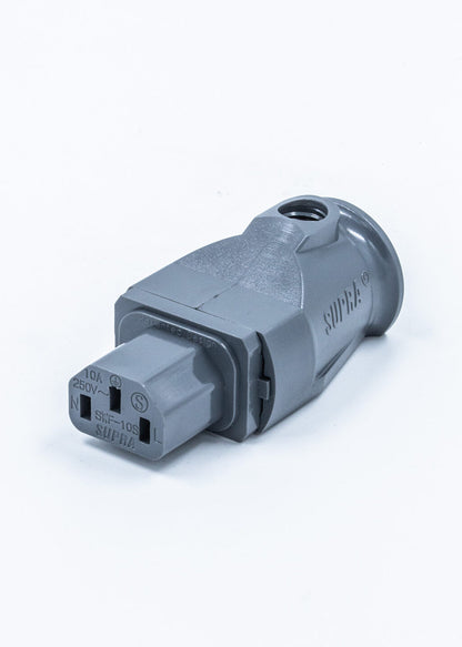 Supra Gold Plated C13 10A IEC Plug