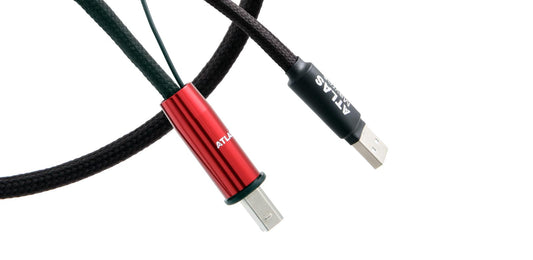 Atlas Mavros USB-A to USB-B Grun USB Cable