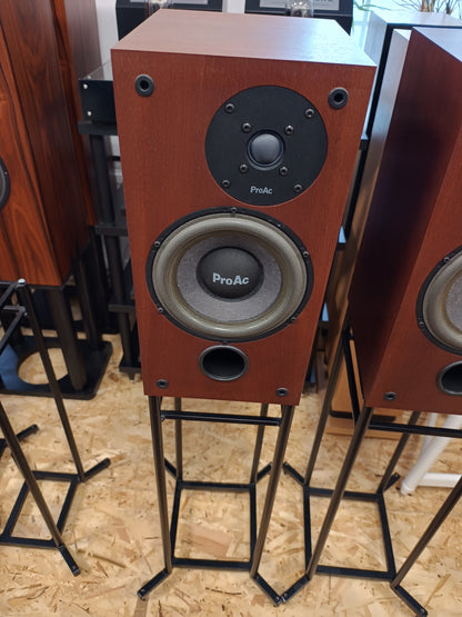ProAc Studio 100 in Mahogany with Something Solid XFII stands (Click & Collect Only)