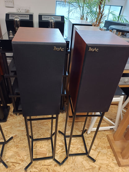 ProAc Studio 100 in Mahogany with Something Solid XFII stands (Click & Collect Only)