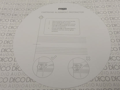 Rega Cartridge Alignment Protractor