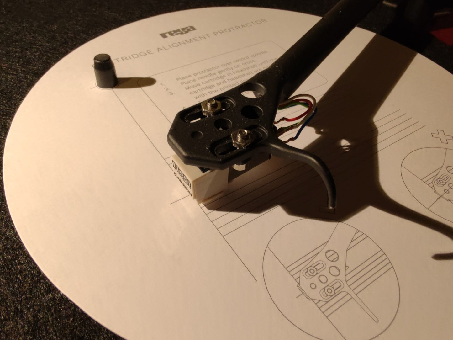 Rega Cartridge Alignment Protractor