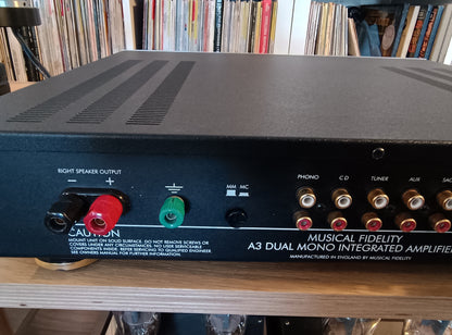 Musical Fidelity A3 Dual Mono Integrated Amplifier *Used, Serviced Item*