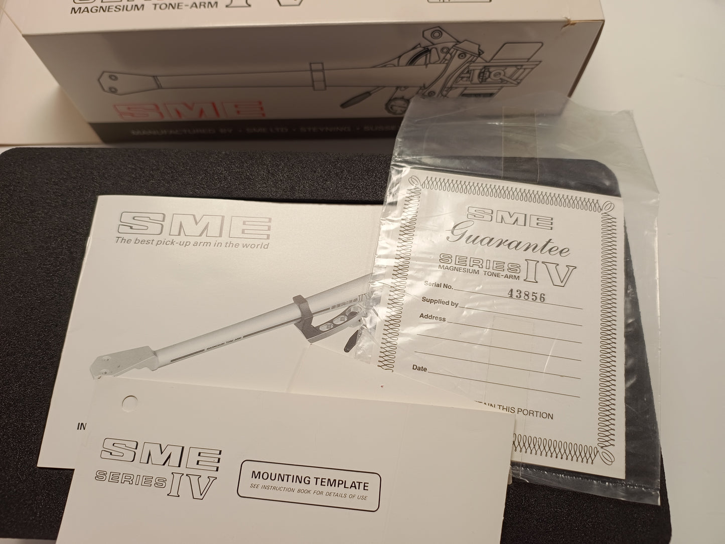 SME Series IV Tonearm Factory MCS150 Silver Wired *Ex Demonstration*