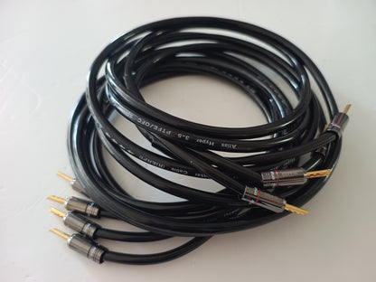 Atlas Hyper 3.5 Speaker Cables 3m Pair with Z plugs *Ex Demo*