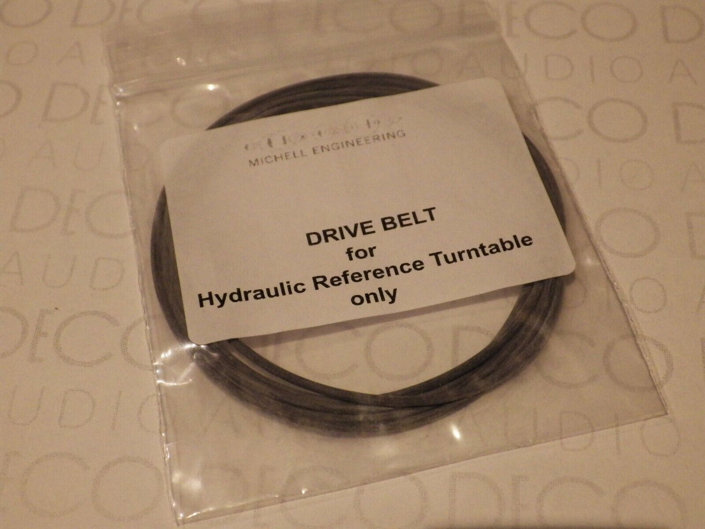 JA Michell Hydraulic Reference Drive Belt