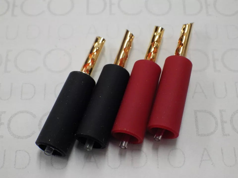 4 x Copper Beryllium 4mm Banana Connectors