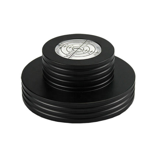 Blue Aura Record Puck/Weight with Spirit Level