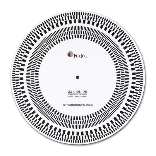 Pro-Ject Strobe-It Universal Strobe Disc 33.3 45 78 RPM & Alignment Gauge